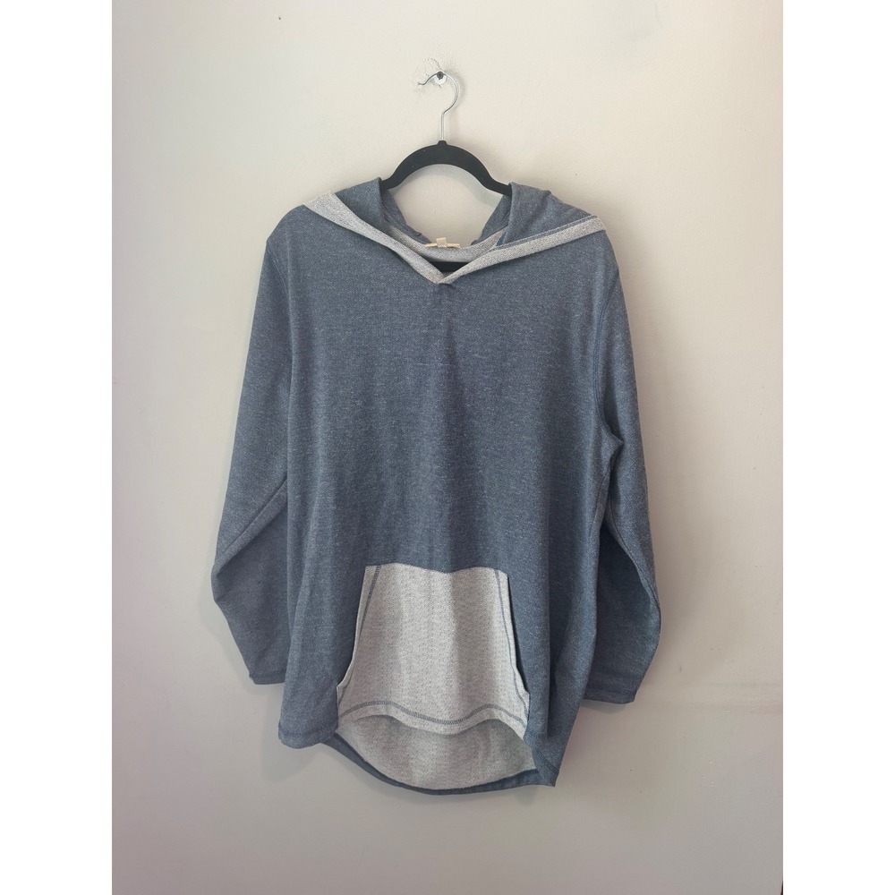 Chip & Pepper California Blue Marl Hoodie XL French Terry Kangaroo Pullover